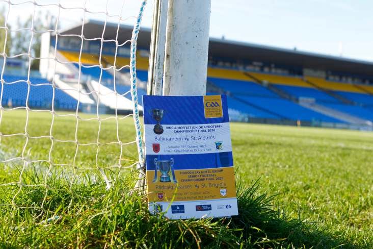 Sunday's senior club championship final fixtures